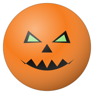 Jack-o-lantern ball